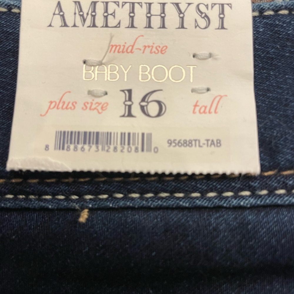 Amethyst Jeans - Dark Blue Baby Boot Cut